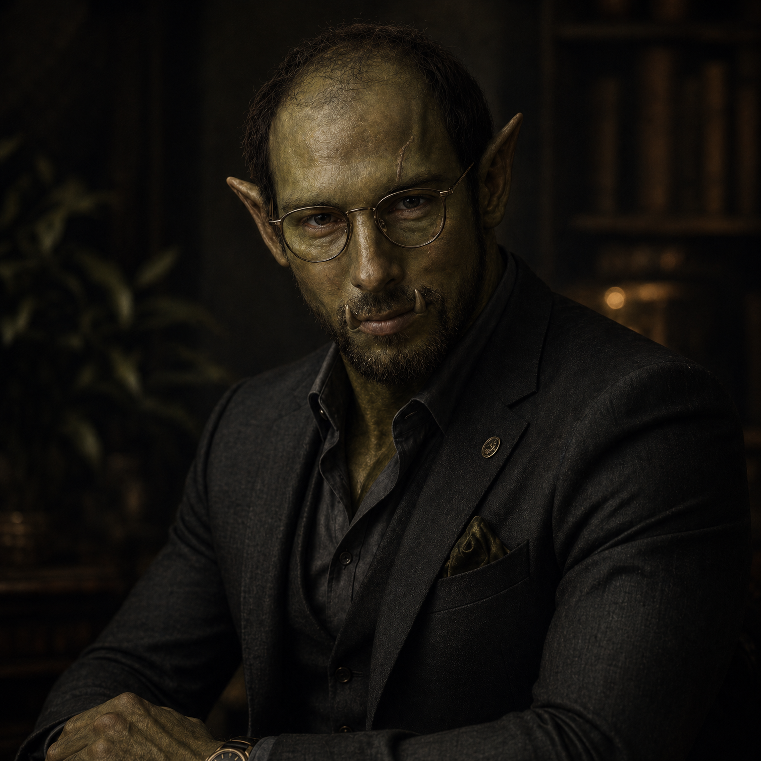 Markus Kottländer als Ork mit Brille